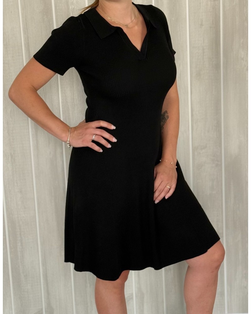 Malycia - Robe patineuse style polo - élégante & taille unique