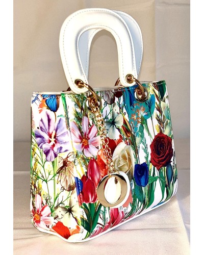 Malycia - Petit sac à main floral - femme chic