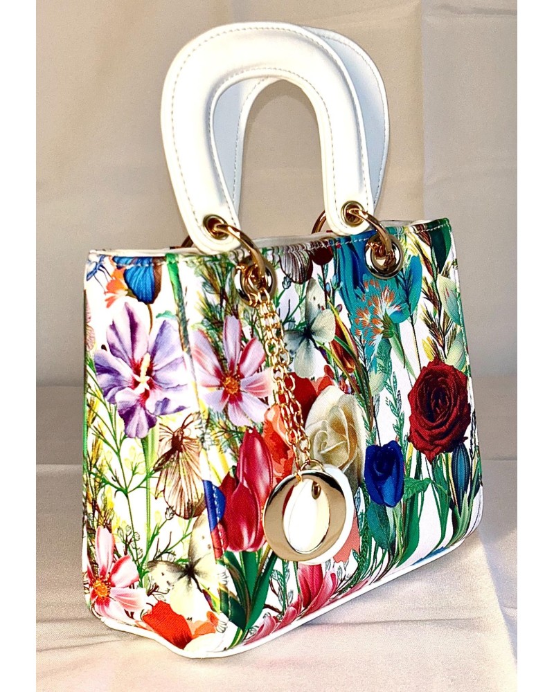 Malycia - Petit sac à main floral - femme chic